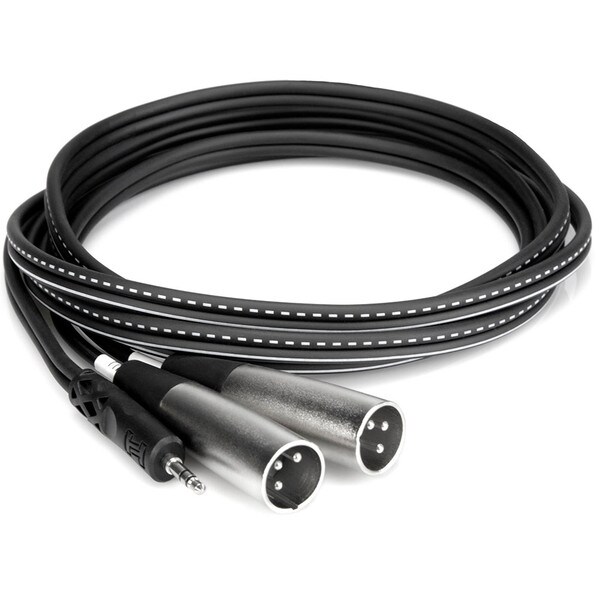 Main product image for Hosa CYX-402M 3.5mm Male TRS to Dual Male XLR Stereo Breakout 2m241-9054